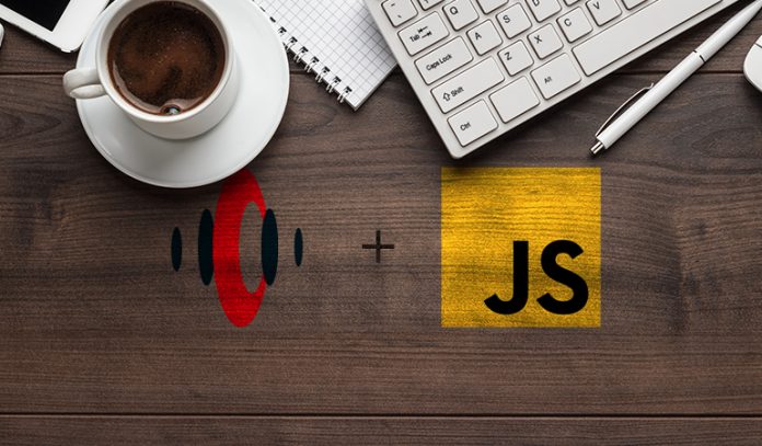 sd and js Streamdata.io and JS logo next to computer and coffee