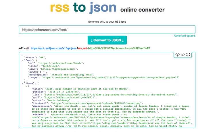 rss-to-json-online-converter
