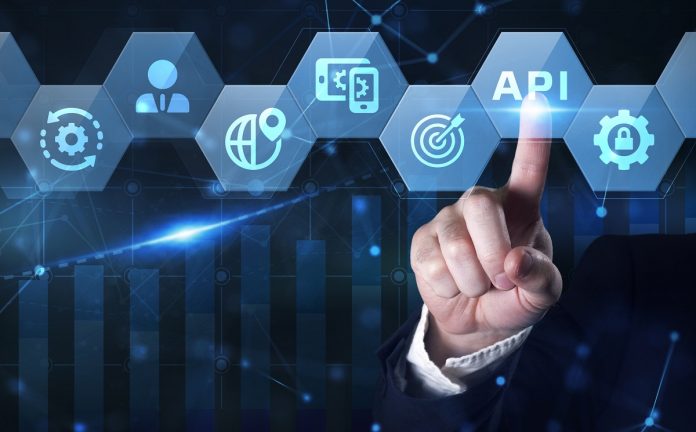 API - Application Programming Interface. Software development tool. Business, modern technology, internet and networking concept. screen scraper